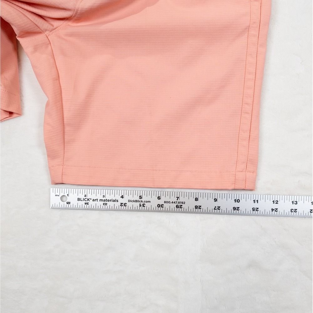 Under Armour Iso-Chill Airvent Mens Golf Shorts 34 Salmon Pink 1361908 - Picture 6 of 9